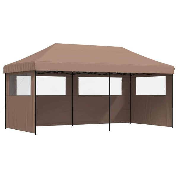 vidaXL Tente de fête Marron 292 x 580 x 315 cm Tissu Oxford