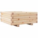 vidaXL Jardinière 60x60x26 5 cm bois de pin massif