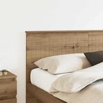 vidaXL Tête de lit Chêne artisanal 160 cm Bois d'ingénierie
