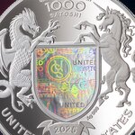 Pièce de monnaie en Argent 1000 Satoshi g 31.1 (1 oz) Millésime 2025 United Crypto States PUMA