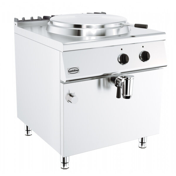 Marmite electrique chauffage indirect gamme 700 - 60l - combisteel -  - acier inoxydable60 800x700x900mm