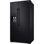 Samsung rs50n3503bc-réfrigérateur américain-501 l (357 + 144 l)-froid ventilé--l 91 2 x h 178 9 cm-noir