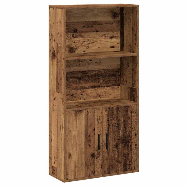 vidaXL Bibliothèque vieux bois 60x24x120 cm bois d'ingénierie