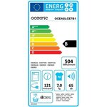 OCEANIC - OCEASLCE7B1 - Seche-linge - 7 kg - Condensation electronique - B - L 59,7 x H 84,6 cm - Noir