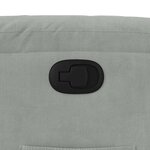 vidaXL Fauteuil inclinable gris clair velours