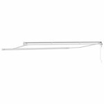 Auvent Blanc 4 × 3 m Métal