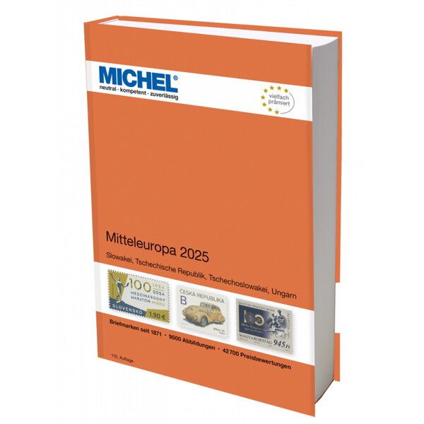 Catalogue de cotation Michel timbres d'Europe du centre 2025.
