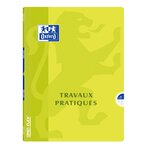Cahier TP OPENFLEX A4 40 p Seyès 90g + 40 p unies 120g coloris aléatoire OXFORD