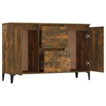 vidaXL Buffet Chêne fumé 102x35x70 cm Bois d'ingénierie