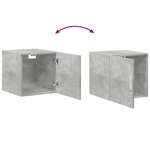 vidaXL Armoire murale gris béton 40x42 5x40 cm bois d'ingénierie