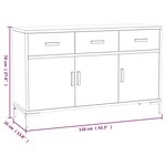 vidaXL Buffet Marron 110x35x70 cm Bois de pin massif