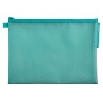 Pochette À Fermeture Éclair En Plastique Souple Chromaline Pastel - A4 - Couleurs Assorties - X 12 - Exacompta