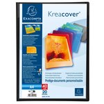 Protège-documents En Polypropylène Semi Rigide Kreacover® Opaque 40 Vues - A4 - Couleurs Assorties - X 20 - Exacompta