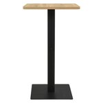 vidaXL Table de bistro Couleur chêne 70x70x107 cm