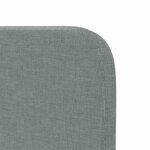 vidaXL Oreille de tête de lit Gris 40 5 x 40 5 x 4 cm tissu