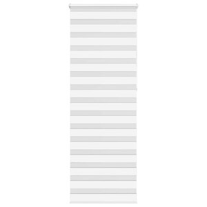 vidaXL Store zèbre blanc 85x230 cm largeur du tissu 80 9 cm polyester