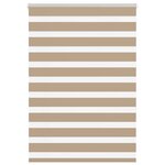 vidaXL Store zèbre marron sable largeur du tissu 105 9 cm polyester