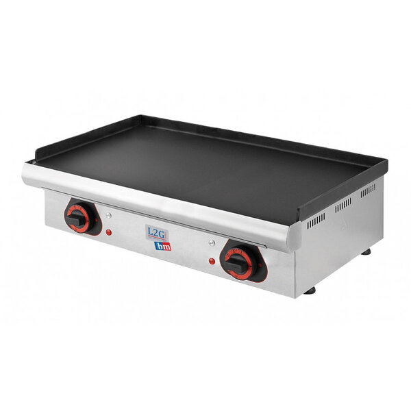 Plancha electrique plaque acier alimentaire - l2g -  - inox770 x440x210mm