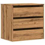 vidaXL Commode d'angle chêne artisanal 60x41x58 cm bois d'ingénierie