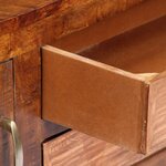 vidaXL Buffet 118x30x75 cm Bois de manguier massif