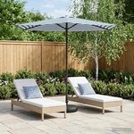vidaXL Parasol de jardin 270 x 270 cm Polyester Rectangulaire