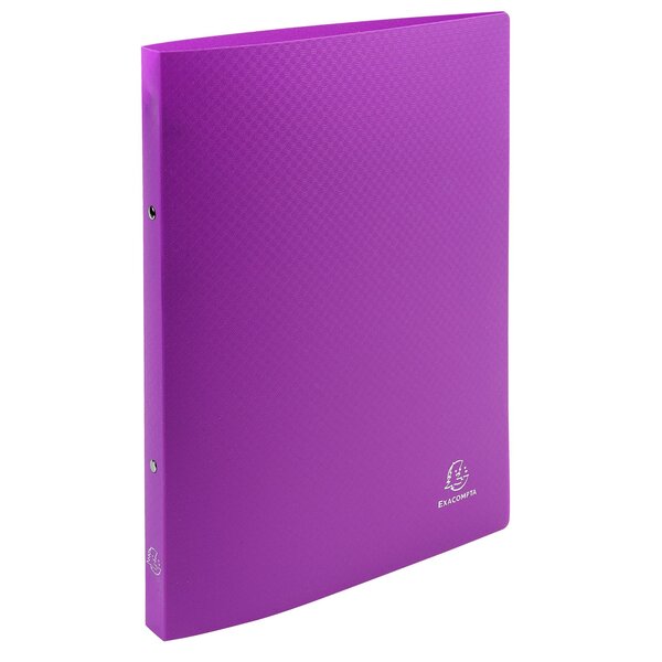 Classeur 2 Anneaux 15mm Polypropylène Opak - A4 - Violet - X 25 - Exacompta