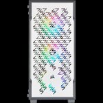 CORSAIR Boîtier PC iCUE 220T RGB Airflow - Moyen Tour - Verre trempé - Blanc (CC-9011174-WW)