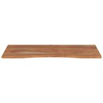 vidaXL Dessus de bureau 120x60x2 5 cm rectangulaire bois massif acacia