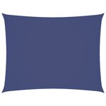 vidaXL Voile de parasol tissu oxford rectangulaire 2x3 5 m bleu