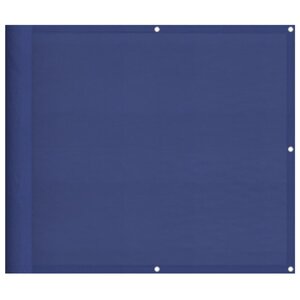 vidaXL Écran de balcon bleu 90x700 cm 100 polyester oxford