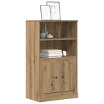 vidaXL Buffet haut chêne artisanal 60x35 5x103 5 cm bois d'ingénierie