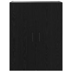 vidaXL Meuble mural Noir 69 5 x 34 x 90 cm Bois d'ingénierie