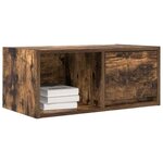 vidaXL Meubles TV 2 Pièces chêne fumé 60x31x25 5 cm bois d'ingénierie