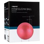 Avento ballon de fitness/d'exercice diamètre 65 cm rose