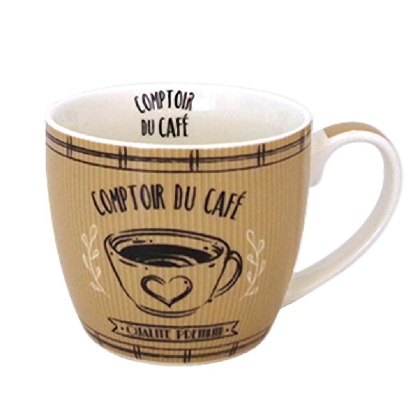 Tasse en céramique comptoir du café