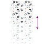 vidaXL Store enrouleur de douche 140x240 cm largeur du tissu 136 cm