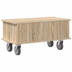 vidaXL Meuble TV Chêne Sonoma 68 5 x 35 x 35 cm Bois d'ingénierie