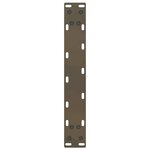 vidaXL Pieds de table basse en U  2 pièces  acier naturel  40 x (30-31) cm