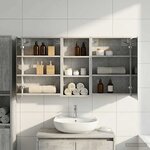 vidaXL Ensemble de Meubles de Salle de Bain 3 Pièces 116 x 16 x 62 5 cm