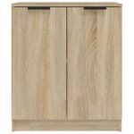 vidaXL Buffets 2 Pièces Chêne sonoma 60x30x70 cm Bois d'ingénierie