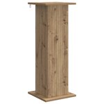 vidaXL Support de Plante 2 pièces Chêne artisanal 30 5 x 30 x 80 5 cm