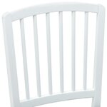 vidaXL Chaises de salle à manger 2 Pièces Blanc 50 x 52 5 x 91 cm