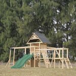 Aire de jeux - Double toboggan vert - Hunter