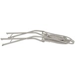 vidaXL Mobilier de bistro 3 Pièces Acier Gris