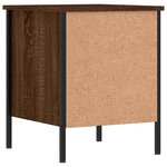 vidaXL Tables de chevet 2Pièces chêne marron 40x42x50cm bois d'ingénierie