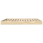 vidaXL Cadre de lit sans matelas chêne sonoma 180x200 cm