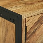 vidaXL Meuble TV 110x30x50 cm Bois d'acacia massif