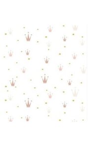 Tapis enfant Crown 80 x 150 cm - Blanc