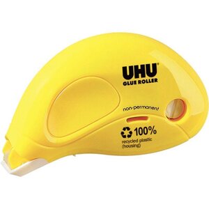 Dévidoir de colle repositionnable 6 5 mm x 8 5 m Dry & Clean Roller UHU