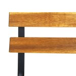 vidaXL Chaises pliables de jardin lot de 8 Acier bois d'acacia massif